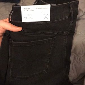 NWT American eagle hi-rise slim flare